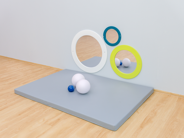 weiches matten, spielmatte, trainingsmatte, spiegelwand, ballen-set