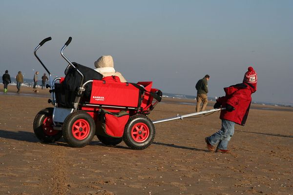 RAMBLER Krippenwagen Explorer 65, 5-Sitzer, rot RAMBLER Krippenwagen Explorer 65, 5-Sitzer, rot