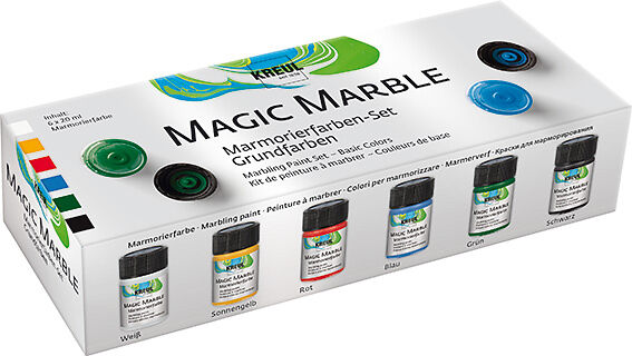 KREUL Magic Marble Marmorierfarben Set 6 x 20 ml, Variante wählbar