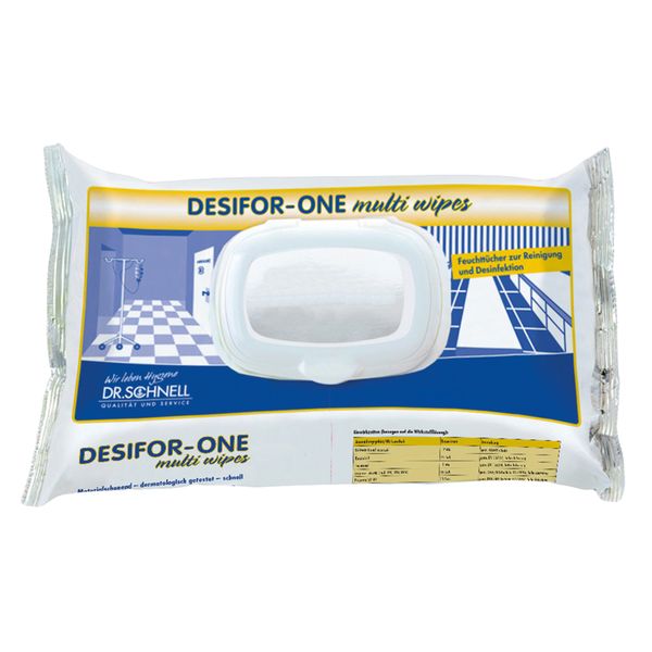 DR. SCHNELL Desifor-One multi wipes, desinfizierende Reinigungstücher, 100 Tücher DR. SCHNELL Desifor-One multi wipes, desinfizierende Reinigungstücher, 100 Tücher