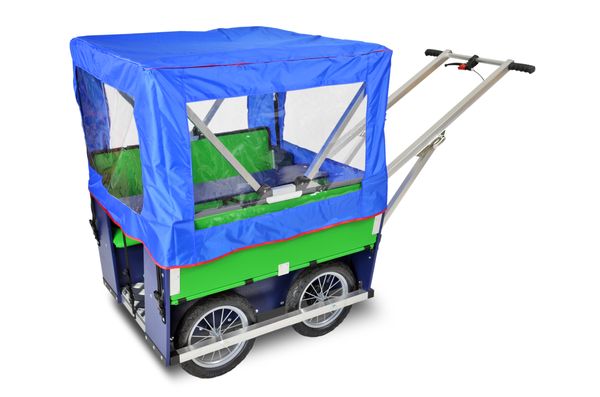 Krippenwagen Fritz Zubehör - Sonnen-/Regenverdeck Blau