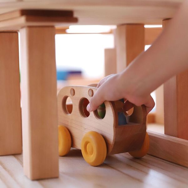 GRIMM´S Große Stufenpyramide Natur, 100 Klötze + 1 Holzrahmen, ab 3 Jahre GRIMM´S Große Stufenpyramide Natur, 100 Klötze + 1 Holzrahmen, ab 3 Jahre