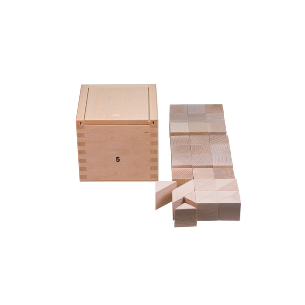 Holzspielzeug, Kästen, Holzwürfel, Baukastensystem, natur Holz