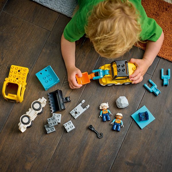 10475 LEGO® DUPLO® Baufahrzeuge – 3-in-1, 22-teiliges Set