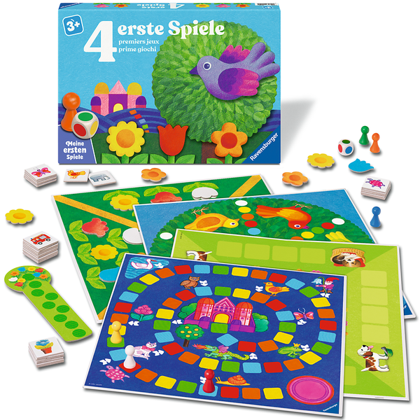 RAVENSBURGER 4 erste Spiele, 3-7 Jahre