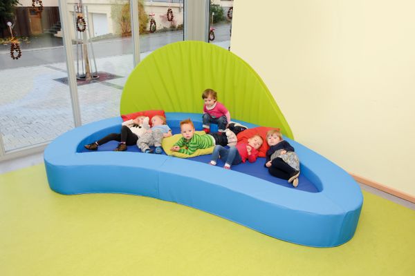 kindersofa, spielbereich, kindersessel, musterfarbe, grün-blau