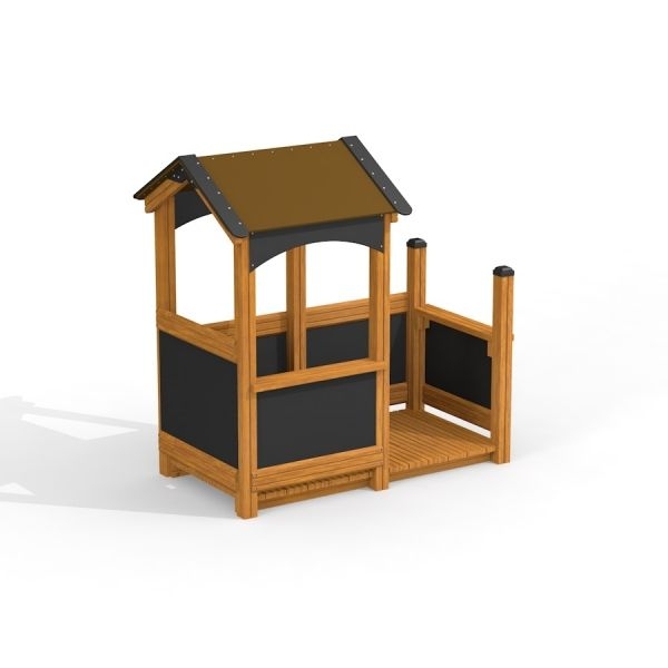 Holzspielhaus, Kinderhaus, Spielturm, Klettergerüst, Spielplatz