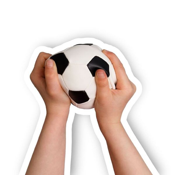 Mini-Fußball, Schwarz-weiß, Weicher Ball, Fußballmuster