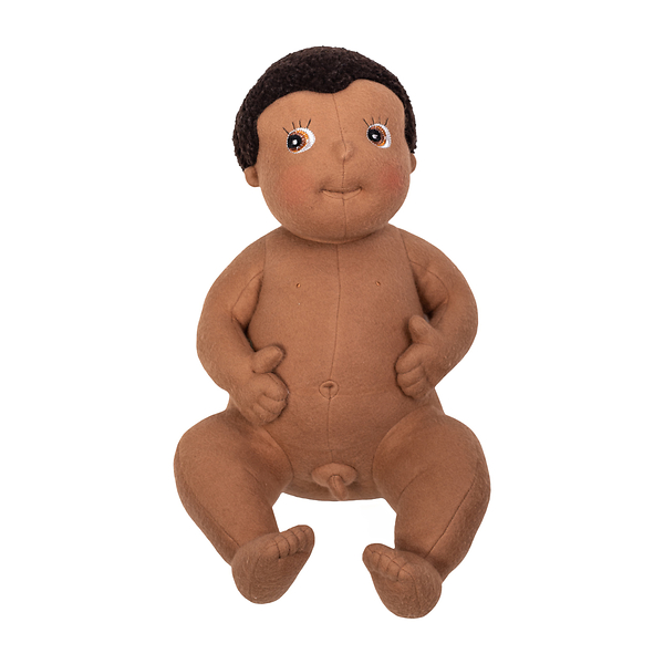 Puppe, Stoffpuppe, Nackt, Glatte Haut, Sitzende Figur