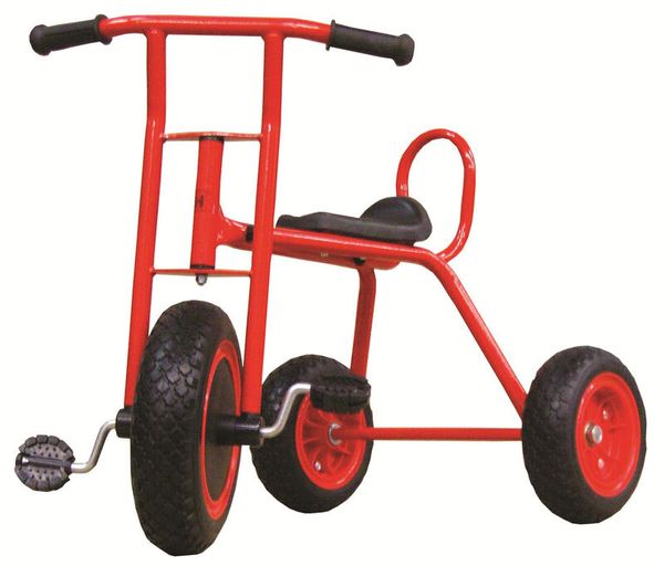 .trike, pedal, children, red, three-wheeled
