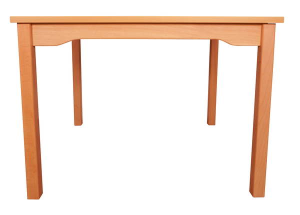 Tisch mit Holzbeinen, buche, 80 x 80 x 37 - 76 cm Tisch mit Holzbeinen, buche, 80 x 80 x 37 - 76 cm