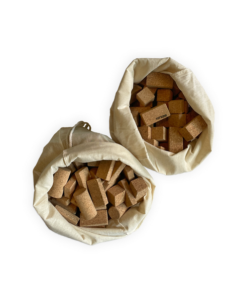 korkino Naturkorkbausteine-Set, ab 2 Jahre, 175-teiliges Set