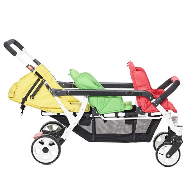 FAMILIDOO Lidoo 3BB+, 3-Sitzer Kinderwagen von Geburt an bis zum Kleinkind (SONDERANGEBOT)