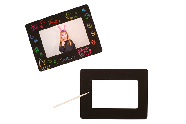 Kratzbilder Bilderrahmen, 10 Stück Kratzbilder Bilderrahmen, 10 Stück