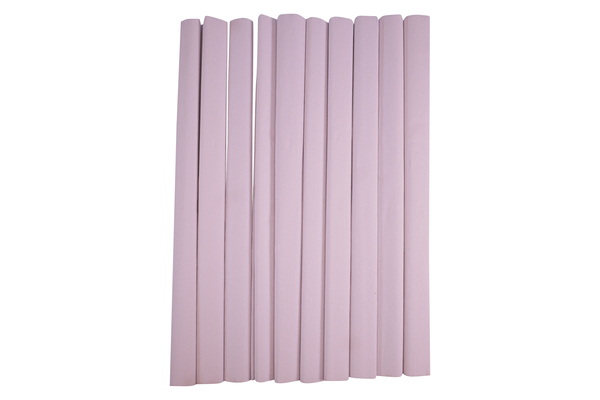 ELVIRAS Bastelkrepp Einzelfarbe 50 x 250 cm, 10 Rollen (Farbe wählbar)