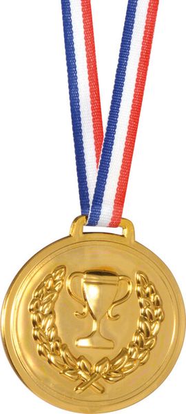 Medaille Gold, 12 Stück