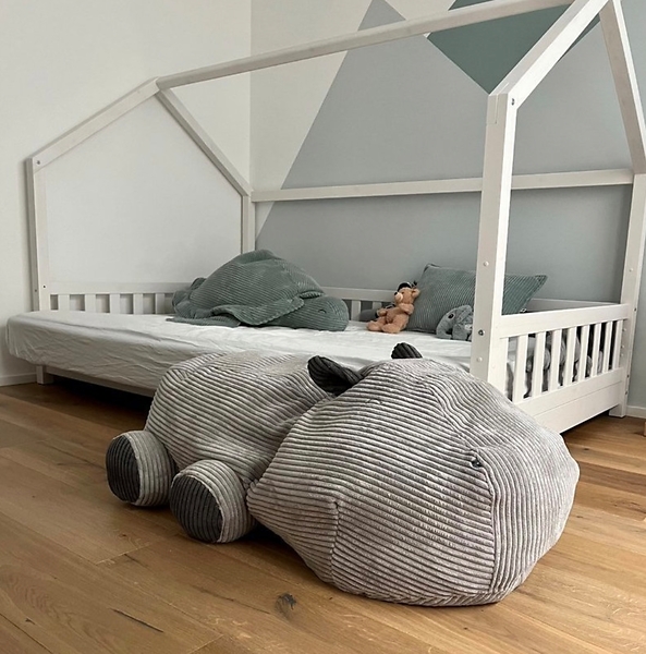Sitzsack Hippo Henni mit Cordbezug