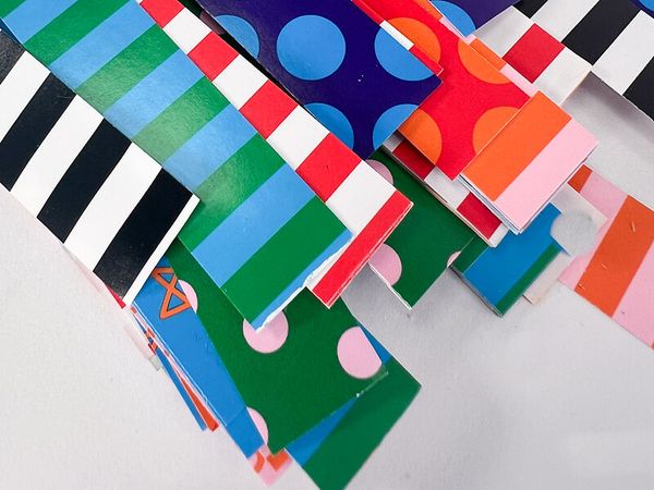 Girlandenstreifen, 400 Stück Girlandenstreifen, 400 Stück