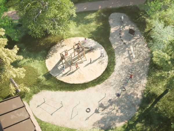 Alstad Spielkombination mit Rutsche Eco