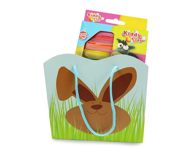 Osterbeutel, Geschenkbeutel, Kiddy Clay, Hase, Grasmotiv