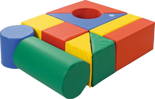 Kauspielzeug, Bausteine, Farbig, Formenwürfel, Puzzleteil