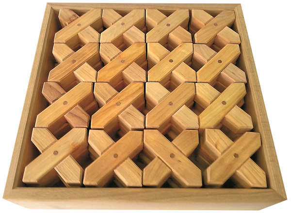 Holz, Puzzle, Geometrisch, Verwicklungsstruktur, Griffknöpfe