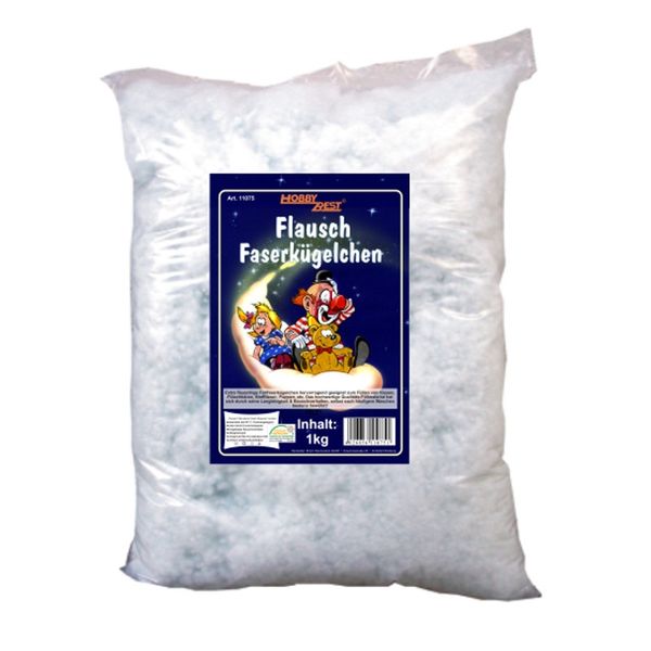 Bastelwatte Soft-Flocks, extra flauschige Faserkügelchen, 500 g Bastelwatte Soft-Flocks, extra flauschige Faserkügelchen, 500 g