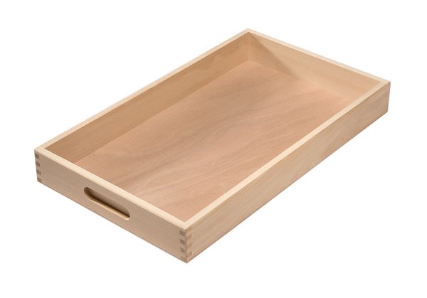 wooden tray, storage tray, natürliches Holz, Holztablett, Griff-Tablett