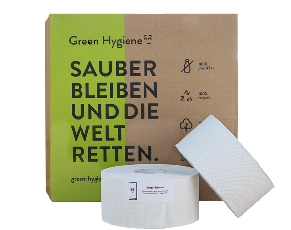 Papierverpackung, Recyclables, Toilettenpapier?, Haushaltsrolle, Umweltfreundlich