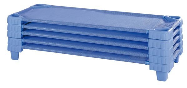 Stapelbare Kinderliege WEPLAY, Stahlrahmen, 130 x 54 x 14 cm Stapelbare Kinderliege WEPLAY, Stahlrahmen, 130 x 54 x 14 cm