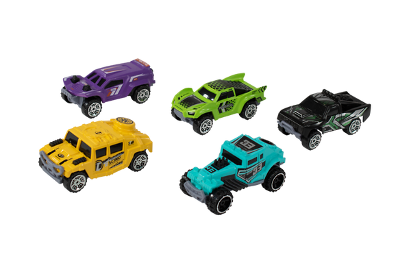 Offroad Auto, Kleines Auto, RC Spielzeug, Bunte Autos, 5er-Pack