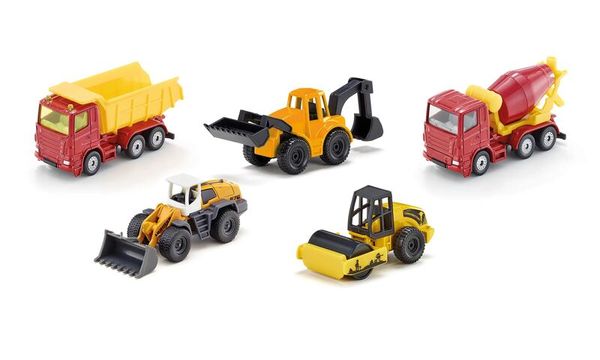 SIKU Spielwelt Set - Landwirtschaft, Baustelle & Straßenbau, ab 3 Jahre