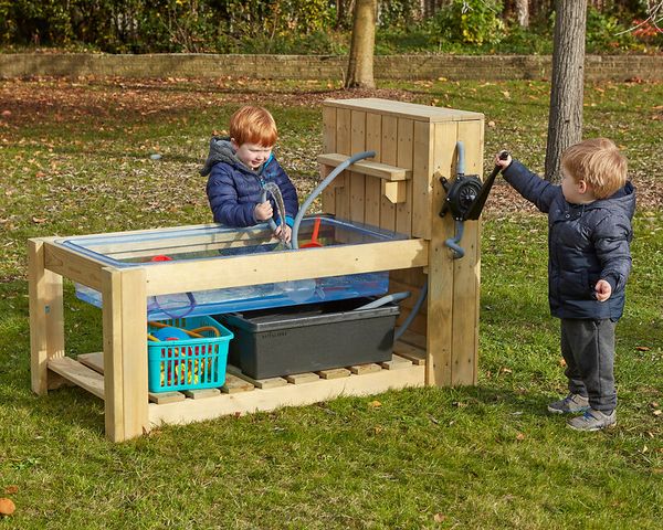 Wassertisch mit Doppelpumpe, LxBxH: 140x70x97 cm