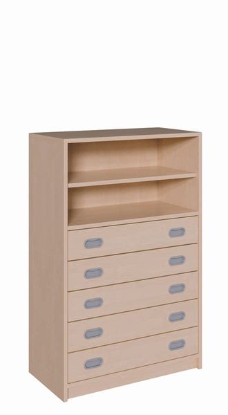 Stehschrank, Schrank, Holz, Schubladen, Regal