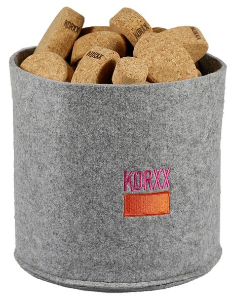 KORXX Korkbausteine Kuller mit Filzbox, 50 oder 70 Stück, natur KORXX Korkbausteine Kuller mit Filzbox, 50 oder 70 Stück, natur