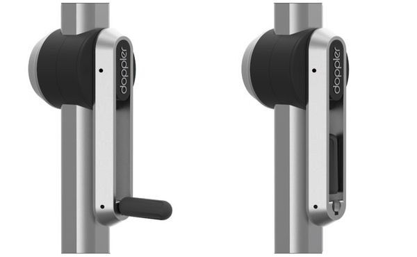 DOPPLER Expert auto knick - Kurbelschirm 280, LSF 80+, Farbe wählbar