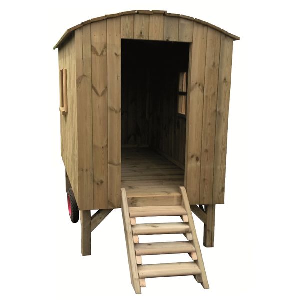 Bauwagen aus Massivholz  Bauwagen aus Massivholz