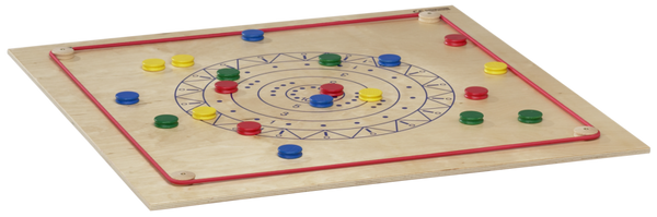 Lagerboard, Kegelboard, Holzbrett, Holzspielplatte, Kegelspiel