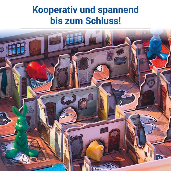 Brettspiel, Spieltisch, Spieltischelemente, Pappwände, Kachelmuster