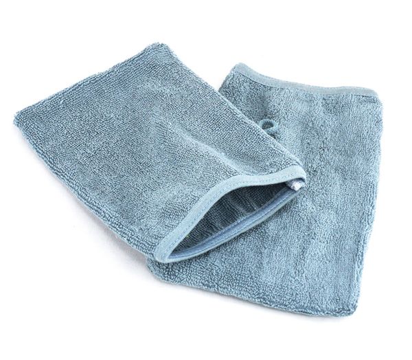 Waschhandschuh grau, 6 Stück Waschhandschuh grau, 6 Stück