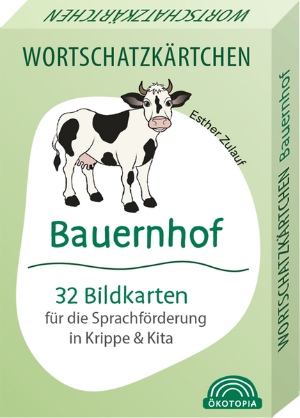 Karten, Bildkarten, Kinderkarten, Tiermotiv, Bauernhof