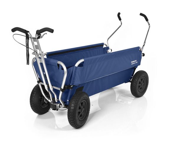 Transportwagen, Gartenwagen, Handwagen, Stahlrahmen, Blue