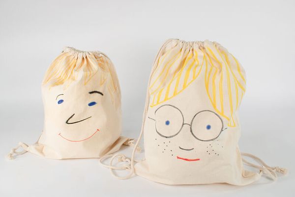 Zertaschen, Drawstring Bag, Stoffbeutel, Kleidung Zubehör, Kinderzubehör
