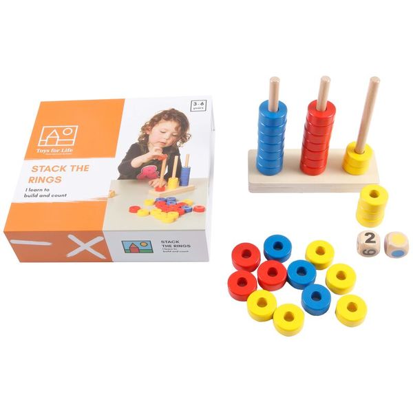 TOYS FOR LIFE stack the rings - Ringe sammeln, ab 3 Jahre