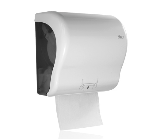 Papierspender, Papiertuchspender, Handtuchspender, Wandmontiert, Weiß