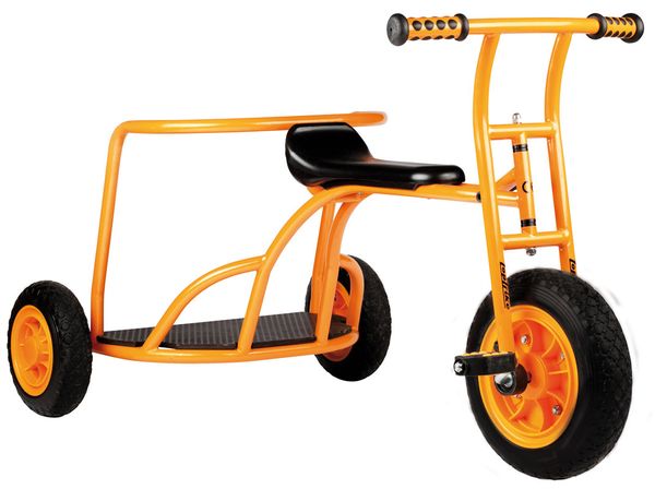Dreirad, Kinderrad, Scooter, Gummi-Reifen, Orange