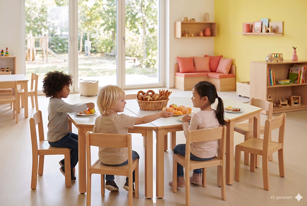Große Sitzgruppe für 8 Kinder