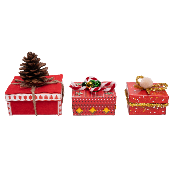 Pappschachtel-Set, 3 Stück, Form wählbar