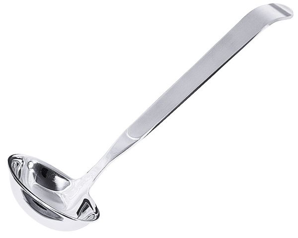 Utensil für die Küche, Schöpfkelle, Rauchrohr