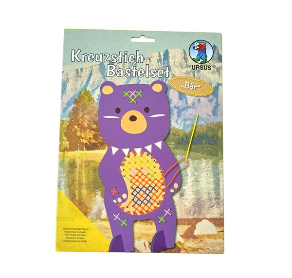 Kreuzstich-Bastelset, ca. 21 x 18 cm, Motiv wählbar Kreuzstich-Bastelset, ca. 21 x 18 cm, Motiv wählbar